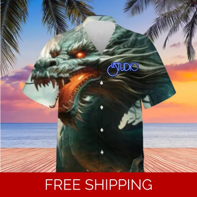 Hawaiian Shirt Unisex Le Studio Dragon 4